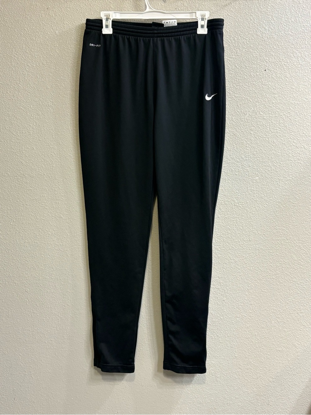 Nike Dri-FIT Black Athletic Training Pants Size Large Women’s Workout Soccer
